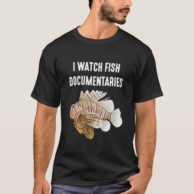 Camiseta Miro documentales de peces vida marina océano buce (Anverso)