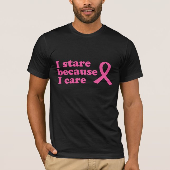 Camiseta Miro fijamente porque cuido (Anverso)
