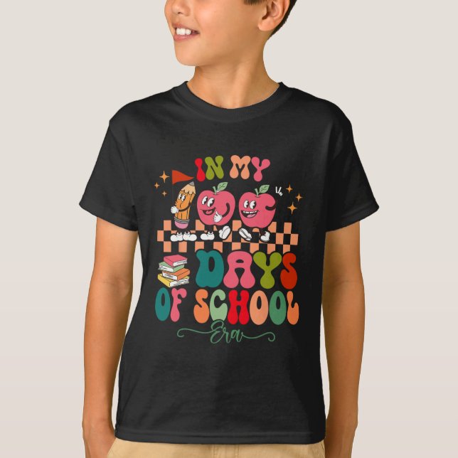 Camiseta Mis 100 Días De Maestros De La Era Escolar 100 Día (Anverso)