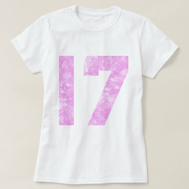 Camiseta Mis 17mos regalos de cumpleaños (Diseño del anverso)