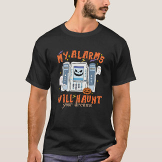 Camiseta Mis alarmas atormentarán a tus sueños Enfermera di