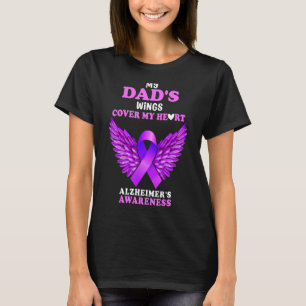 Camiseta Mis Alas Dads Cubren Mi Conciencia Sobre Los Alzhe