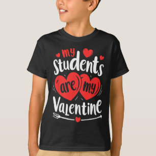 Camiseta Mis alumnos son mi San Valentín Profesores diverti