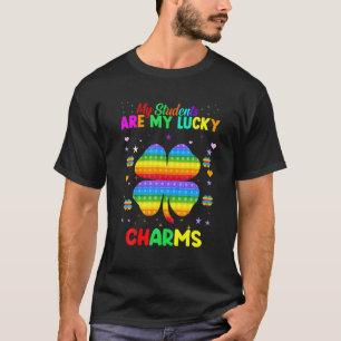 Camiseta Mis Alumnos Son Mis Afortunados Charms Patrones Dí