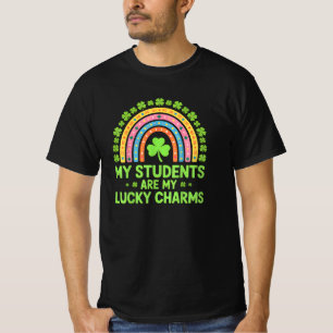 Camiseta Mis alumnos son mis amuletos de la suerte Profesor