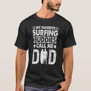 Camiseta Mis Amigos De Surfing Favoritarios Me Llaman Fath