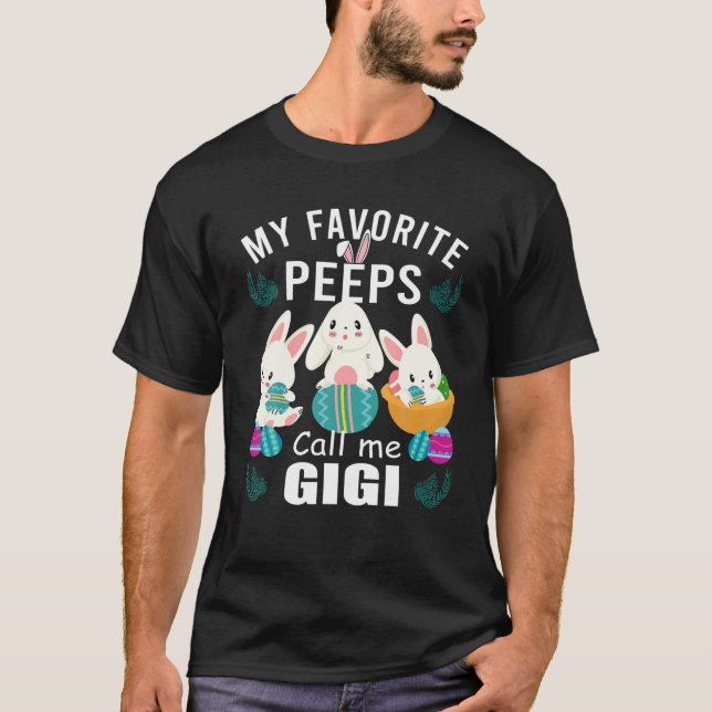Camiseta Mis amigos favoritos me llaman Gigi Cute Regalo de (Anverso)