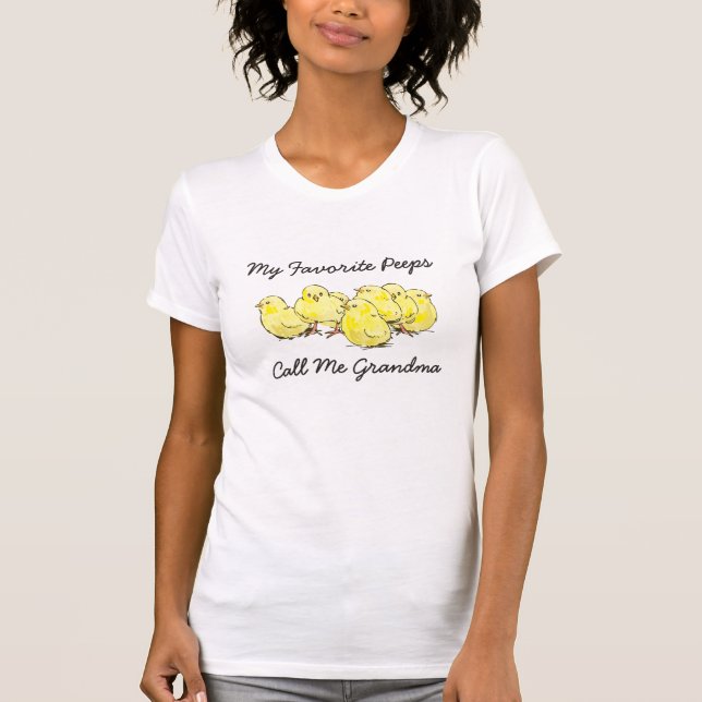 Camiseta Mis amigos favoritos me llaman Nana Grandma Shirt (Anverso)