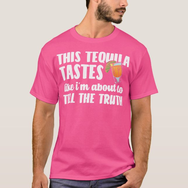 Camiseta Mis Amigos Funny Salt Lime Tacos Tequila (Anverso)