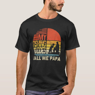 Camiseta Mis amigos pescadores me llaman Día de Papá Padre