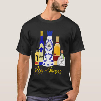 Camiseta Mis Amigos Tequila