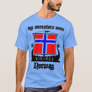 Camiseta Mis ancestros eran vikingos, nórdico barco drakar