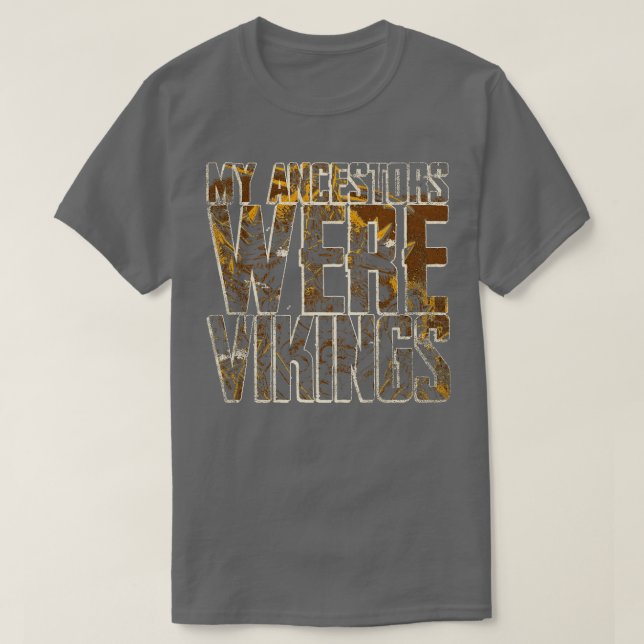 Camiseta Mis Ancestros Eran Vikings 4 (Diseño del anverso)