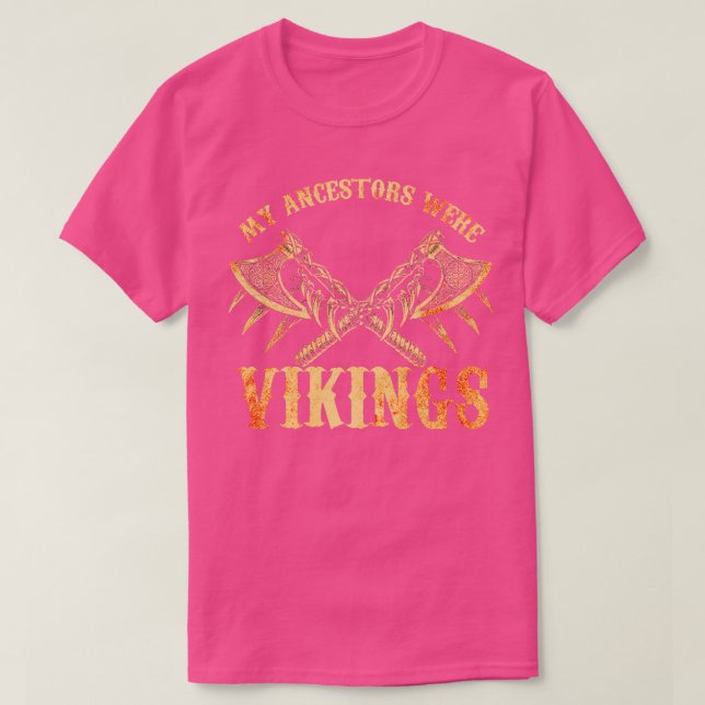 Camiseta Mis Ancestros Eran Vikings 9 (Diseño del anverso)
