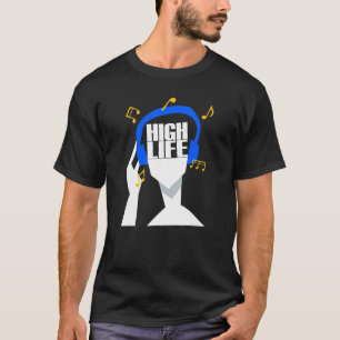 Camiseta Mis audífonos sólo juegan a Highlife desde Ghana