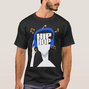Camiseta Mis auriculares solo reproducen Hip Hop 1