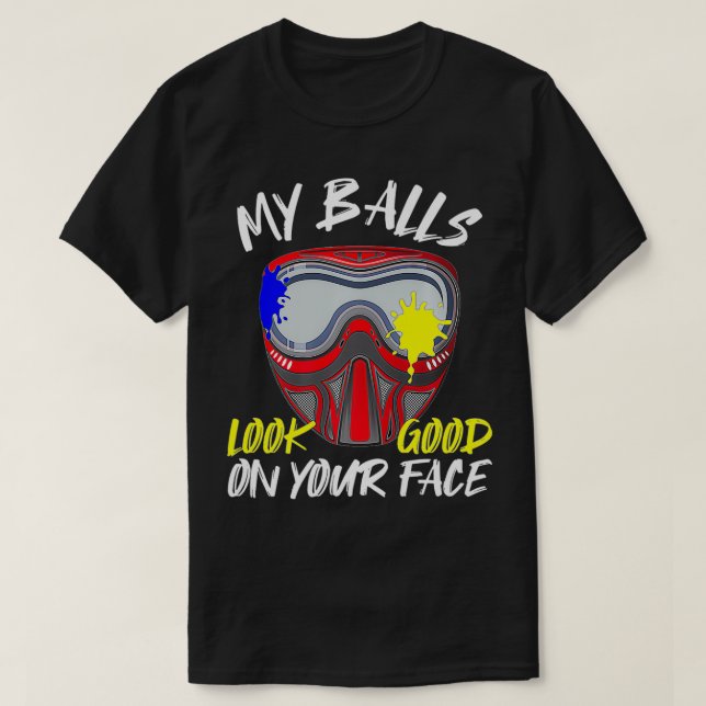 Camiseta Mis Bolas Se Ven Bien En Tu Cara, Funny Mamáes De  (Diseño del anverso)