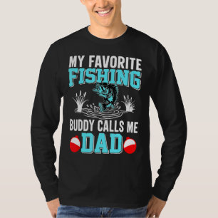 Camiseta Mis Budistas Pescadores Me Llaman Día Padre Birthd