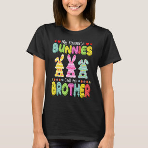 Camiseta Mis Bunnies favoritos Cal L M E Brother Easter Fam