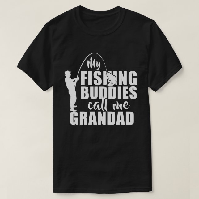 Camiseta Mis Buques Pesqueros Me Llaman Regalos De Abuelo (Diseño del anverso)