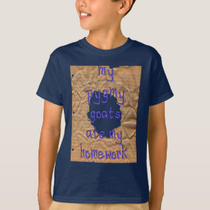 Camiseta Mis cabras enanas comieron mi preparación