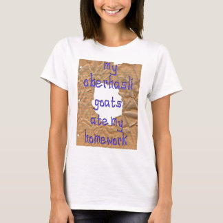 Camiseta Mis cabras Oberhasli se comieron en mi casa