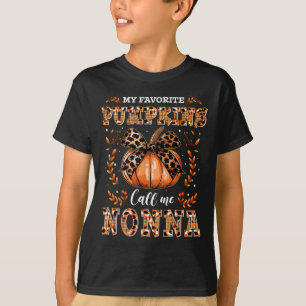 Camiseta Mis calabazas favoritas me llaman Día de Acción de