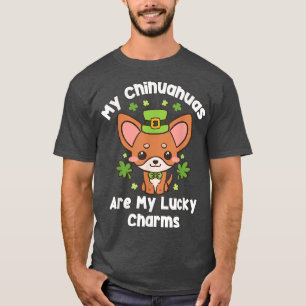 Camiseta Mis Chihuahuas son mi encanto afortunado - Anime S
