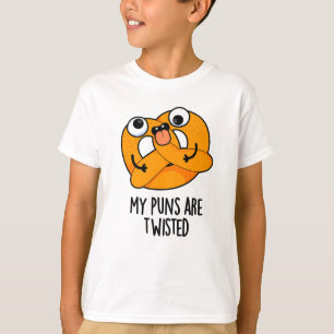 Camiseta Mis chistes son Pretzel divertido retorcido juego 