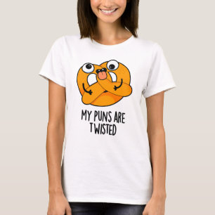 Camiseta Mis chistes son Pretzel divertido retorcido juego 