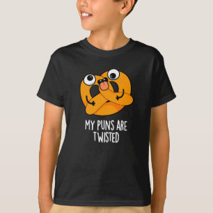 Camiseta Mis chistes son Pretzel divertido torcido juego de