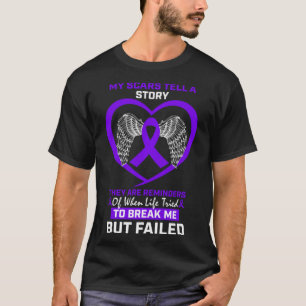 Camiseta Mis cicatrices cuentan una historia del linfoma mo
