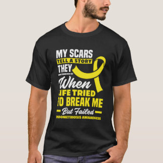 Camiseta Mis Cicatrices Cuentan Una Historia Endometriosis 