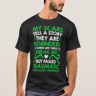 Camiseta Mis cicatrices Lesiones Cerebrales Traumáticas Sen