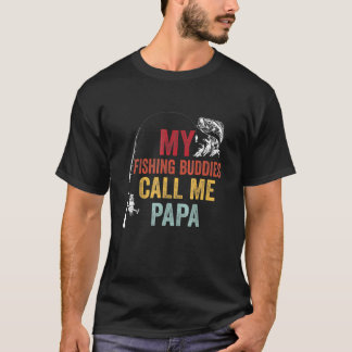 Camiseta Mis compañeros de pesca favoritos llaman a papá Fi