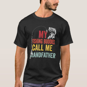 Camiseta Mis compañeros de pesca favoritos me llaman abuelo