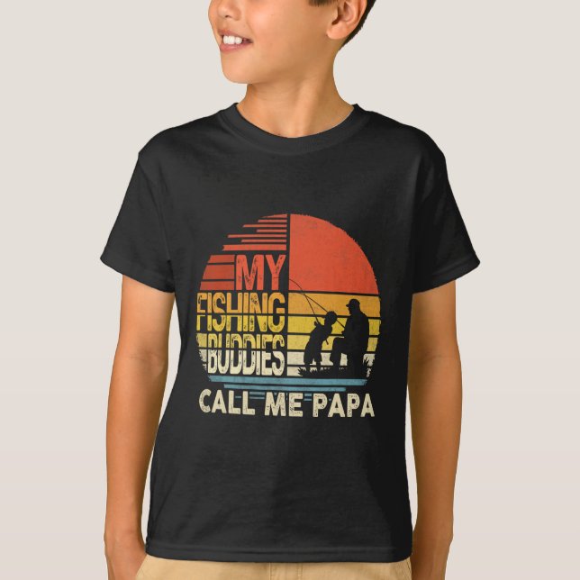 Camiseta Mis compañeros de pesca me llaman Día del Padre de (Anverso)