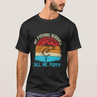 Camiseta Mis Compañeros de Pesca Me Llaman Pesca de Amapola
