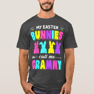 Camiseta Mis conejitos de Pascua Me Llaman Grammy Easter Da