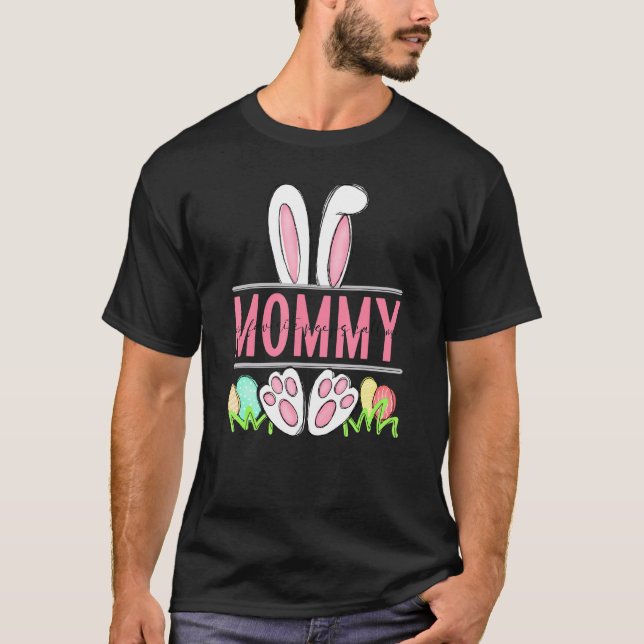 Camiseta Mis conejitos favoritos me llaman mamá graciosa ma (Anverso)