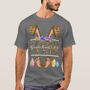 Camiseta Mis conejitos favoritos me llaman Nannie Feliz Día