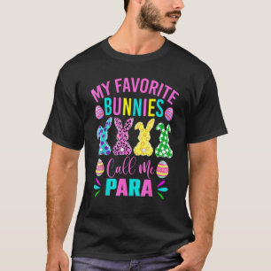 Camiseta Mis conejitos favoritos me llaman Para Educator Cu