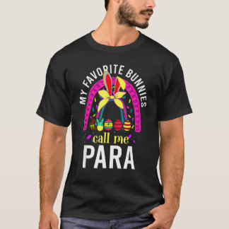 Camiseta Mis conejitos favoritos me llaman Para Educator Cu