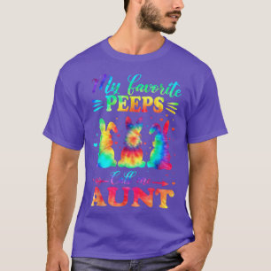Camiseta Mis conejitos favoritos me llaman Tía Tye De Pascu