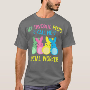 Camiseta Mis conejitos favoritos me llaman trabajador socia