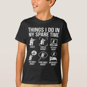 Camiseta Mis Cosas De Airsoft Tiempo Libre