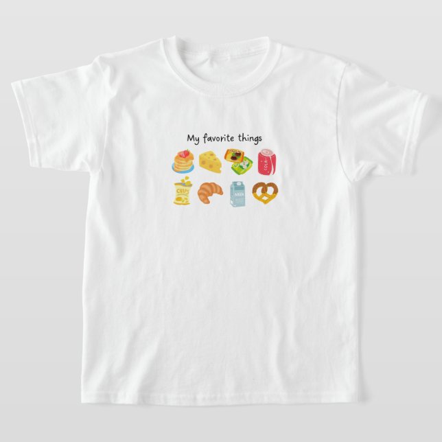 Camiseta Mis cosas favoritas (Distribución)