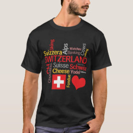 Camiseta Mis cosas suizas preferidas divertidas