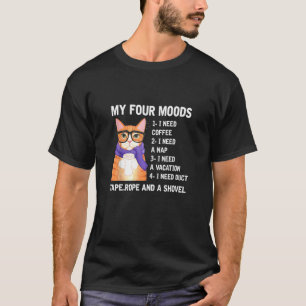 Camiseta Mis Cuatro Modos Que Necesito Café Necesito Un Caf