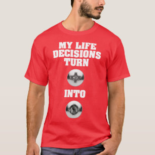 Camiseta Mis decisiones de vida tiras de tajos